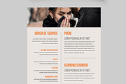 Funeral Program Template, a Stationery Template by MightyDesign (Thumbnail 4 of 8)