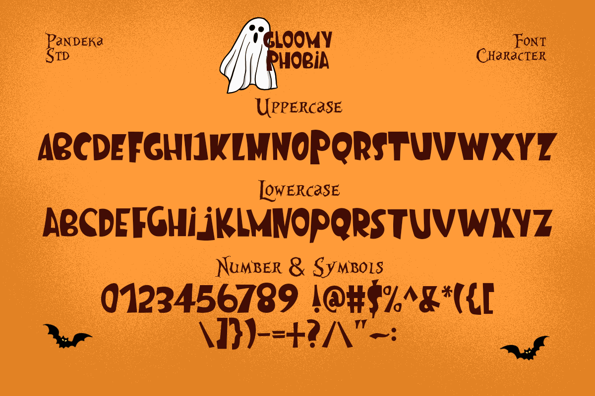 Gloomy Phobia - Horror Display Font, a Font by Pandeka Studio (Photo 11 of 12)