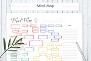 Mind Map, a Stationery Template by HelArtShop (Thumbnail 1 of 2)