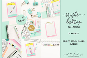 Bright Desktop - Stock Photo Bundle