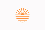 Dawn Logo Badge Sunrise Morning Icon, a Branding & Logo Template by Signatoro (Thumbnail 2 of 2)