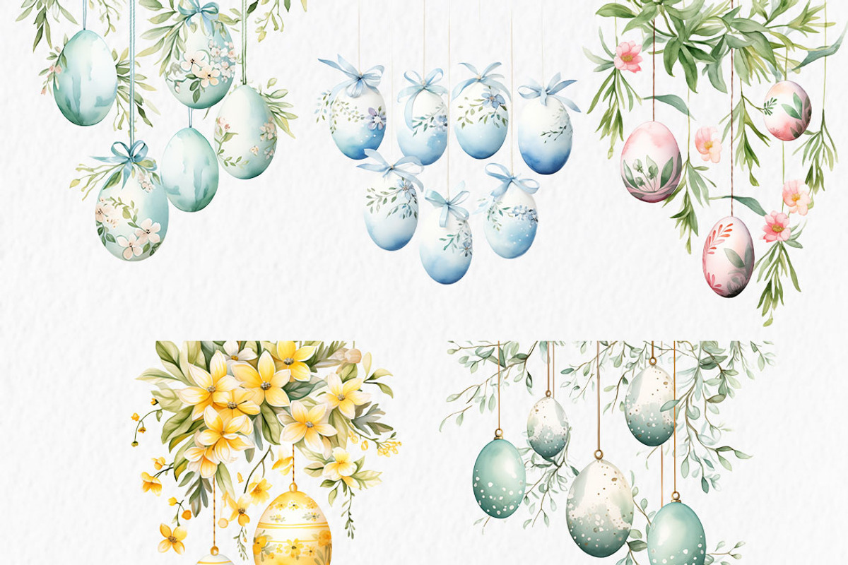 Easter egg border clipart, an Object Graphic by MyLittleMeow (Photo 5 of 7)
