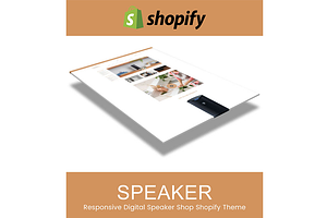 Speaker Responsive Shopify Theme