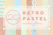 Vintage Pastel Geometric Seamles Set, a Pattern Graphic by Luxury Fashion Prints (Thumbnail 1 of 4)