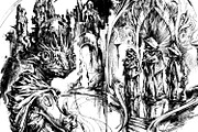 INK. 41+ Clip Studio inking brushes, a Brush Add-On by Eldar Zakirov's (Thumbnail 14 of 17)