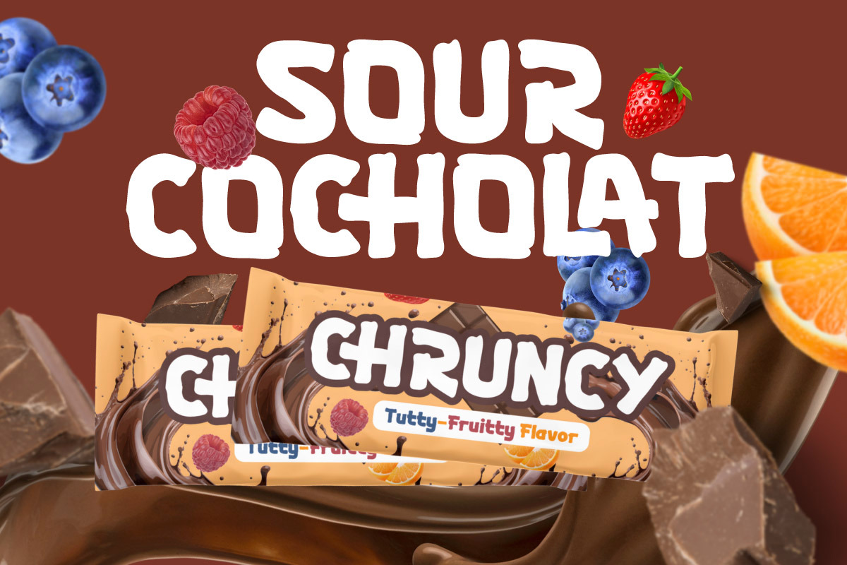 Chruncy Cacao - Choco Display Font, a Sans Serif Font by productype1 (Photo 4 of 10)