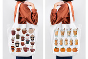 Autumn Drinks Clipart – 40 Cozy PNG, a Seasonal Illustration by Whimsy Brush Studio (Thumbnail 7 of 9)