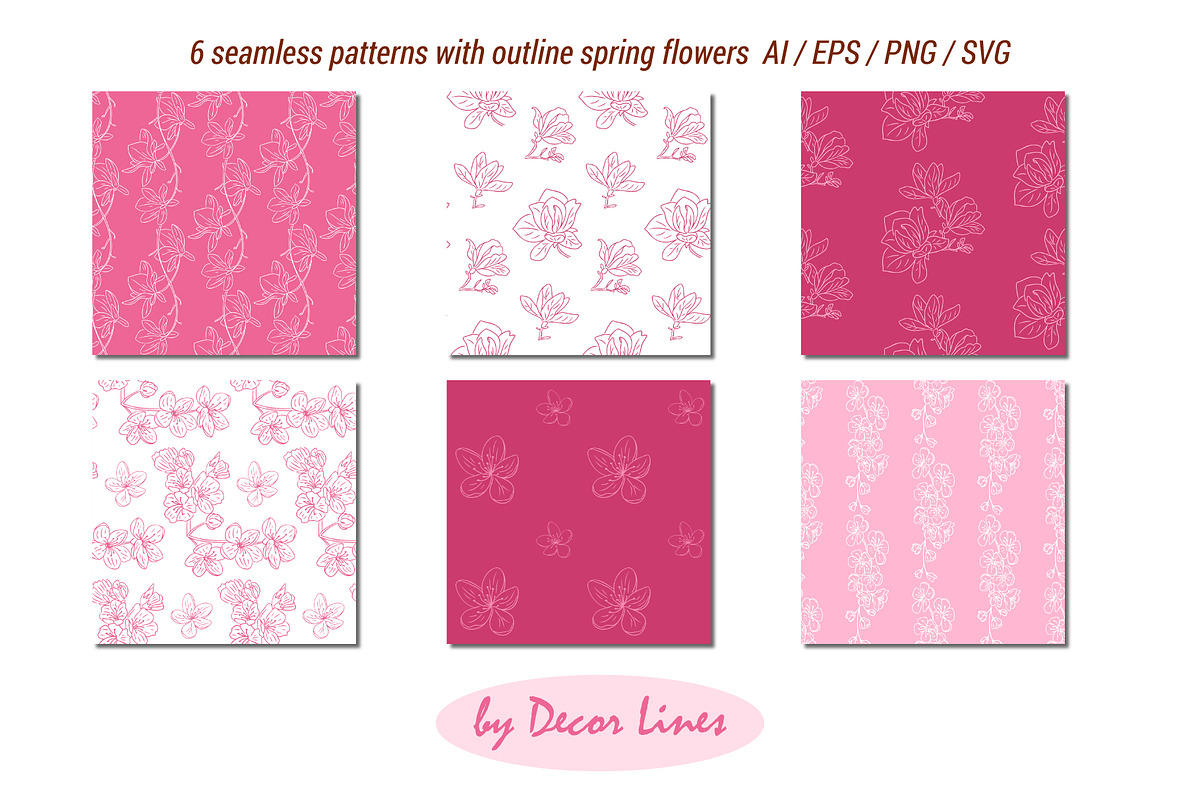 Spring Bloom, a Decorative Illustration by Decor Lines (Photo 10 of 12)