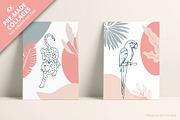Jungle Animals Vector & Pattern Set, an Animal Illustration by Annakaroline (Thumbnail 5 of 10)