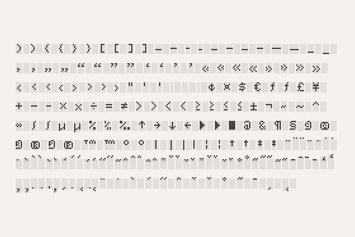 LCD HD44780 - Color Pixel Font, a Font by SelfBuild Type (Photo 17 of 17)