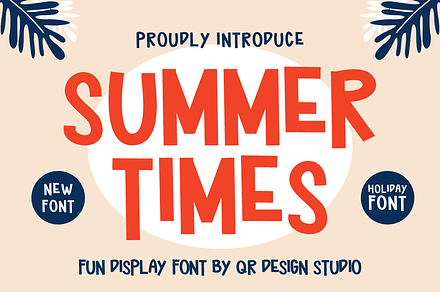 Summer Times, a Handwritten Font by QR Design Studio