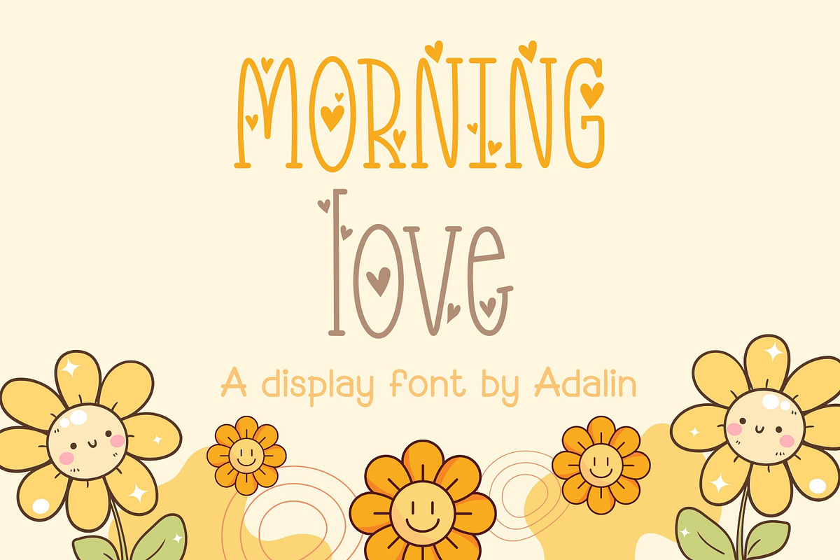 Morning Bright & Morning Love, a Serif Font by Adalin Shop (Photo 5 of 7)