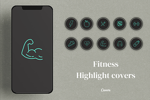 Instagram Fitness Highlight Covers