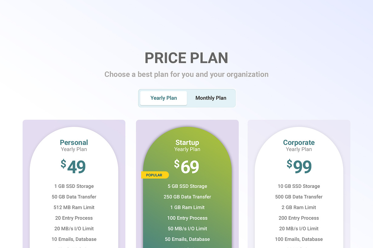 39 Mega Price Tables Bundle, an UI Kit Template by Smashing_Studio (Photo 12 of 40)