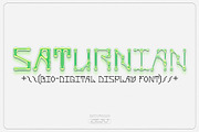 JWV - SATURNIAN - Bio-digital font, a Sans Serif Font by Jordan Warren Visuals (Thumbnail 1 of 7)