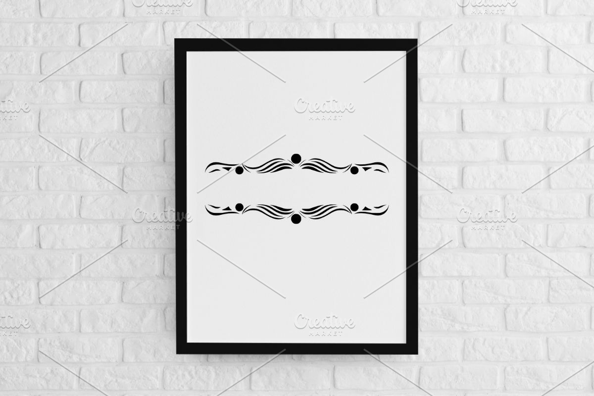 Dividers Line Silhouette SVG, a Decorative Illustration by newminddesign (Photo 2 of 3)
