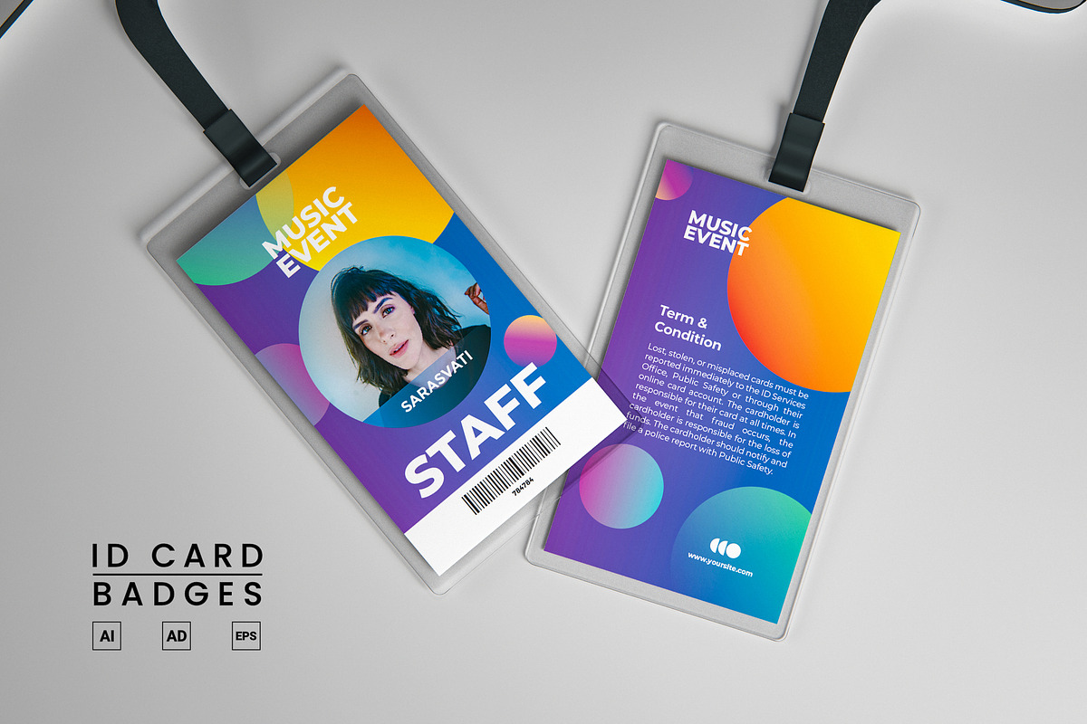 ID Card Badge - Sanjose, a Card Template by Aprndy85 (Photo 1 of 2)