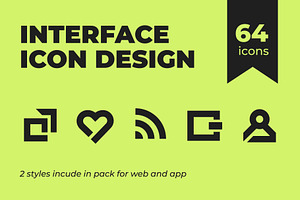 Interface icon set for app /web, an Outline Icon by lekseo studio