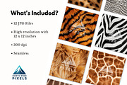 12 Real African Safari Animal Prints, a Texture Graphic by NorthWindPixels (Thumbnail 3 of 4)