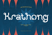 Krathong – Thailand Traditional Font, a Sans Serif Font by Vadovastd (Thumbnail 1 of 7)