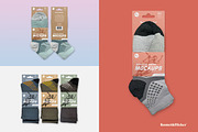 Athletic Socks Packaging Mockup, a Shirt Mockup by Komet & Flicker (Thumbnail 3 of 9)