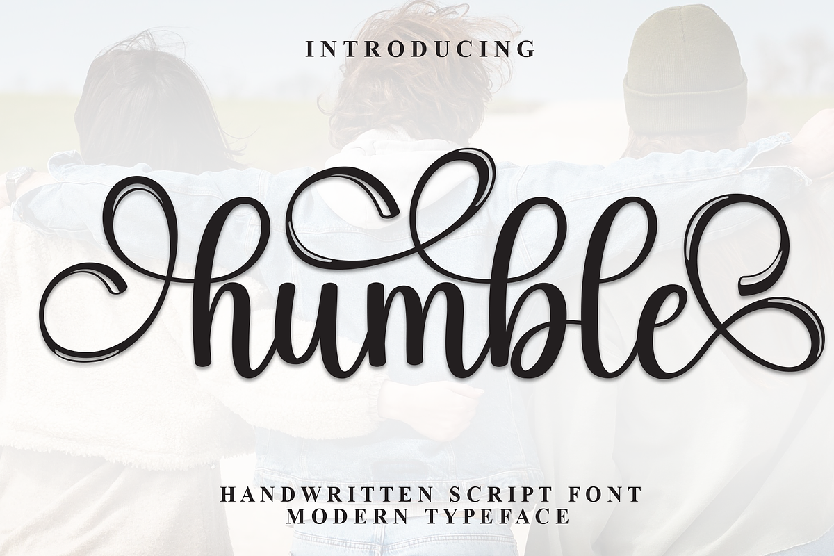 Humble | Script Font, a Handwritten Font by Scratchones (Photo 1 of 9)
