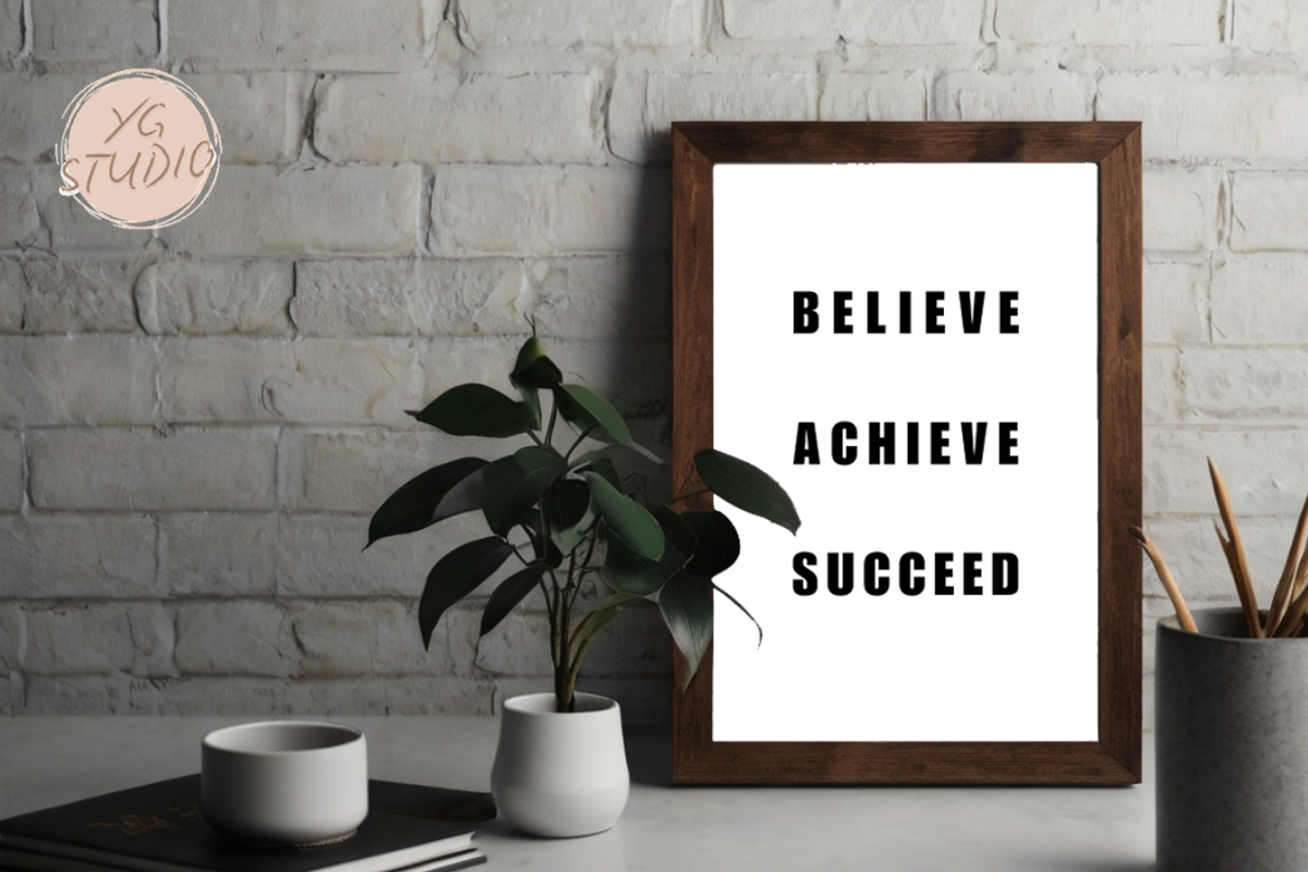 Quotes, Motivational Wall Art Print, a Decorative Illustration by YG STUDIO (Photo 4 of 6)