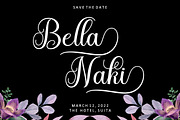 Bella Bellivia, a Script Font by Strong.co (Thumbnail 4 of 9)