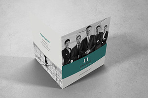 Corporate Square Bifold Brochure