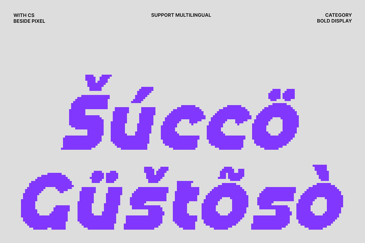 CS Beside Pixel, a Sans Serif Font by Craft Supply Co. (Photo 7 of 8)