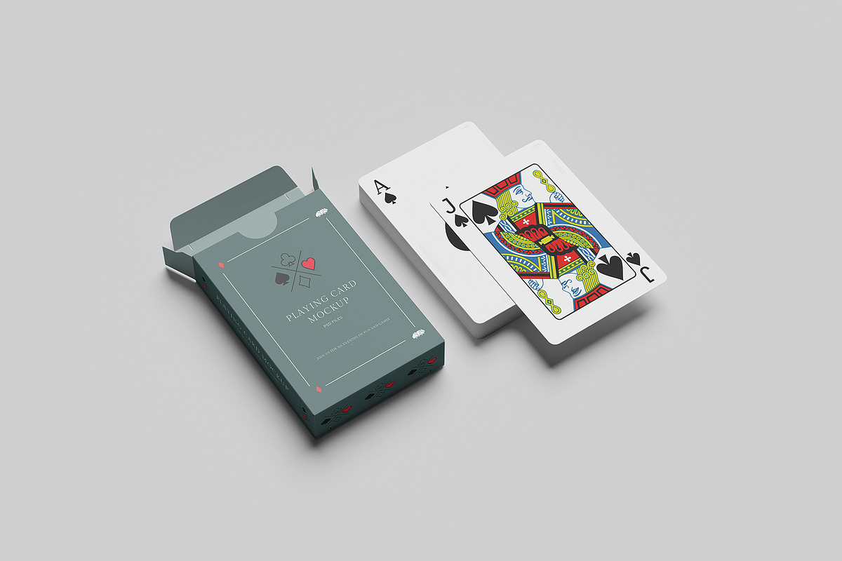 Playing Card Mockup, a Product Mockup by graphictime (Photo 3 of 6)