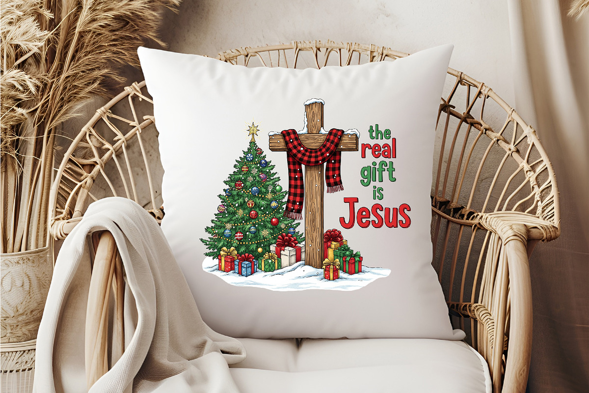 Real Gift Jesus Christmas PNG, an Illustration by DreamCafeArt (Photo 6 of 7)