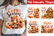 Fall Sublimation Designs PNG, a Work Illustration by SinaCreation (Thumbnail 1 of 5)