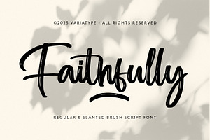 Faithfully - Brush Script Font