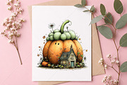 Whimsical Quirky Fall Pumpkin PNG, a Seasonal Illustration by Canvas Craft (Thumbnail 10 of 10)
