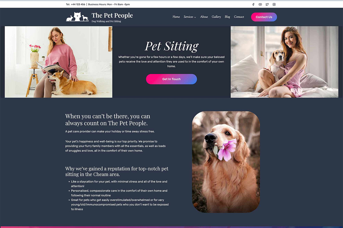 Pet People - Wordpress Kadence Theme, a WordPress Template by StylishDesignMe (Photo 3 of 10)