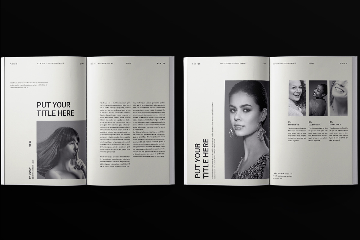 Book Template: InDesign & Canva, a Magazine Template by Work-Envance (Photo 9 of 13)