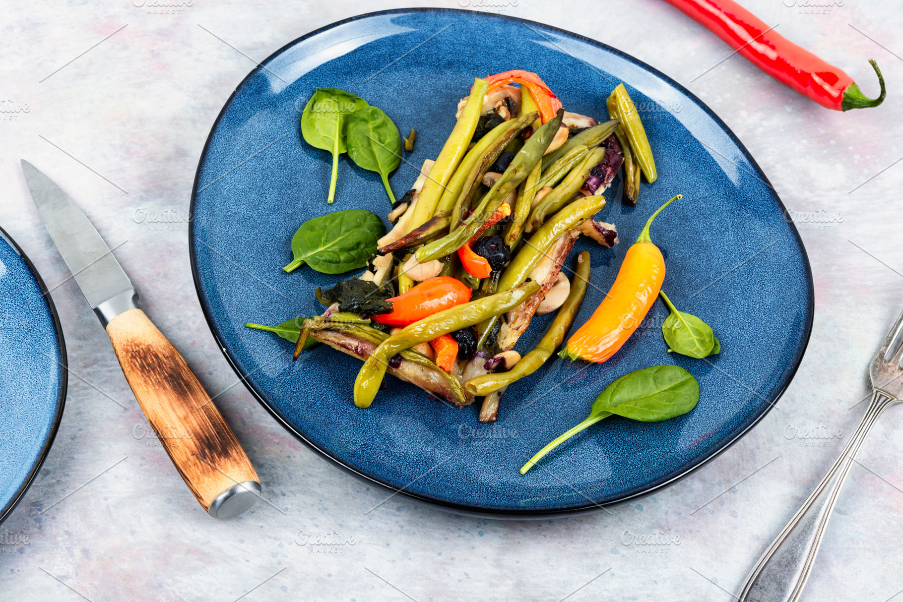 Vegetarian bush beans pie or quiche., a Food & Drink Photo by MLunov MLunov