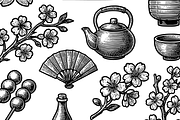 Japanese Culture Set, an Object Graphic by RT Studio (Thumbnail 3 of 4)