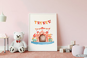 Watercolor Circus Gnome Clipart, an Animal Illustration by Apixsala (Thumbnail 12 of 12)