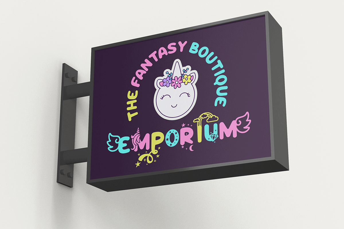 Peppy Pegasus -  Quirky Unicorn Font, a Font by PutraCetol Studio (Photo 10 of 10)