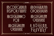 Decomang Art Deco Typeface, a Sans Serif Font by alit design (Thumbnail 11 of 20)