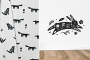 Folk Animal Illustrations, a Graphic by danceyourlife (Thumbnail 6 of 12)