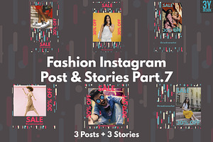 60 Instagram Posts & Stories Bundle