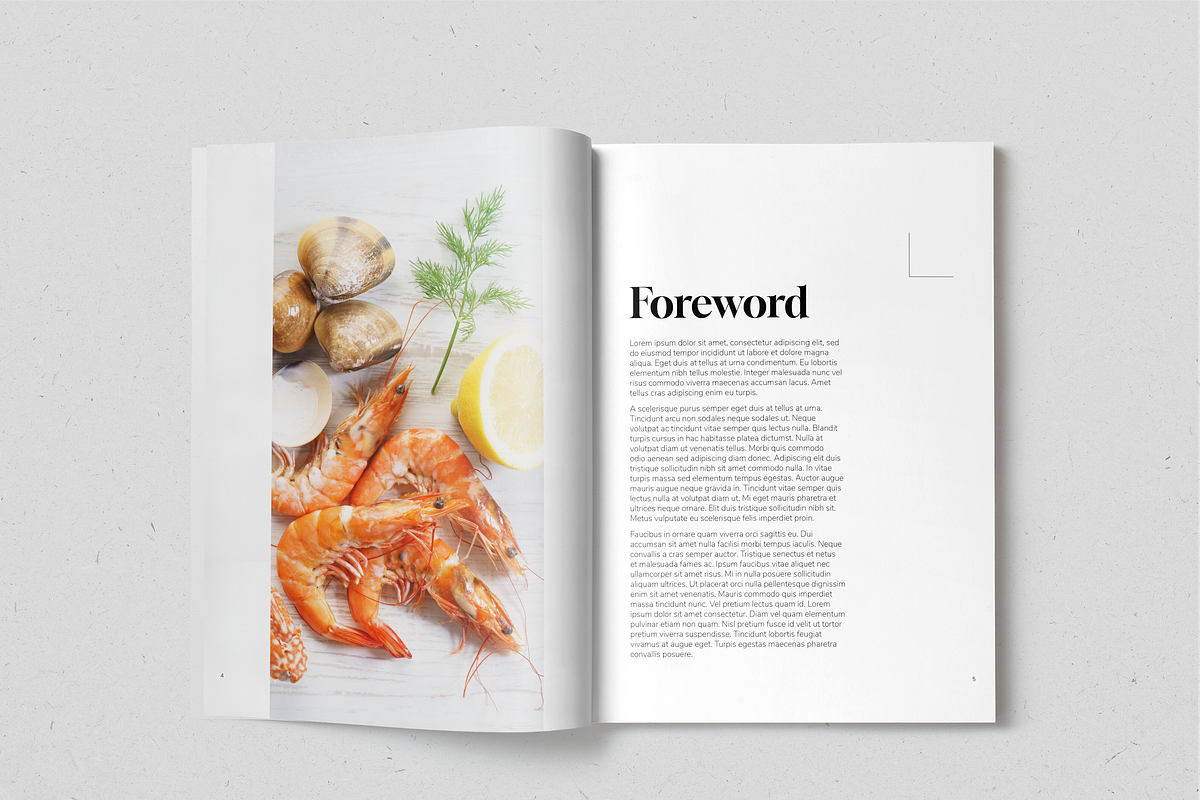Fish&Seafood Recipe Book, a Magazine Template by SonaGeciova (Photo 3 of 17)