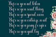 Beautiful Calligraphy, a Script Font by Deniz86 (Thumbnail 3 of 6)