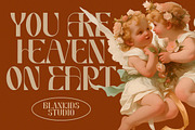 Clamerine a Classic Stylish Font, a Sans Serif Font by Blankids Studio (Thumbnail 2 of 10)