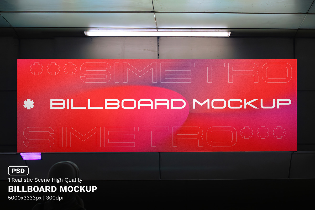 Billboard Mockup, a Mockup by Simetrica Labs (Photo 1 of 3)