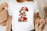 Whimsical Summer Teddy Bear Clipart, an Illustration by SVGArt (Thumbnail 8 of 9)