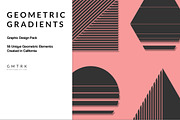 Geometric Gradient Design Kit, an Object Graphic by Pixel Supplies (Thumbnail 1 of 5)